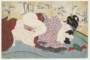 Кэйсай Эйсэн, 1790 – 1848 гг. Авторский эскиз к серии гравюр сюнга