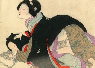 Икеда Теруката, 1883 – 1921 гг. Эротическая гравюра сюнга